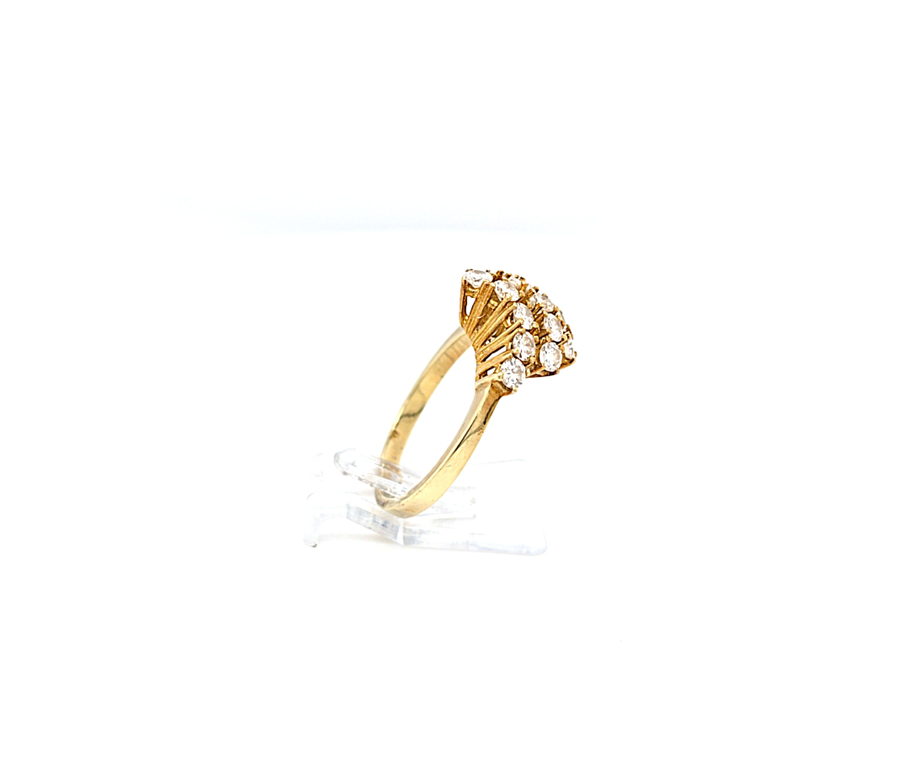 Ring Gold 585 14 kt Brillanten  Damen