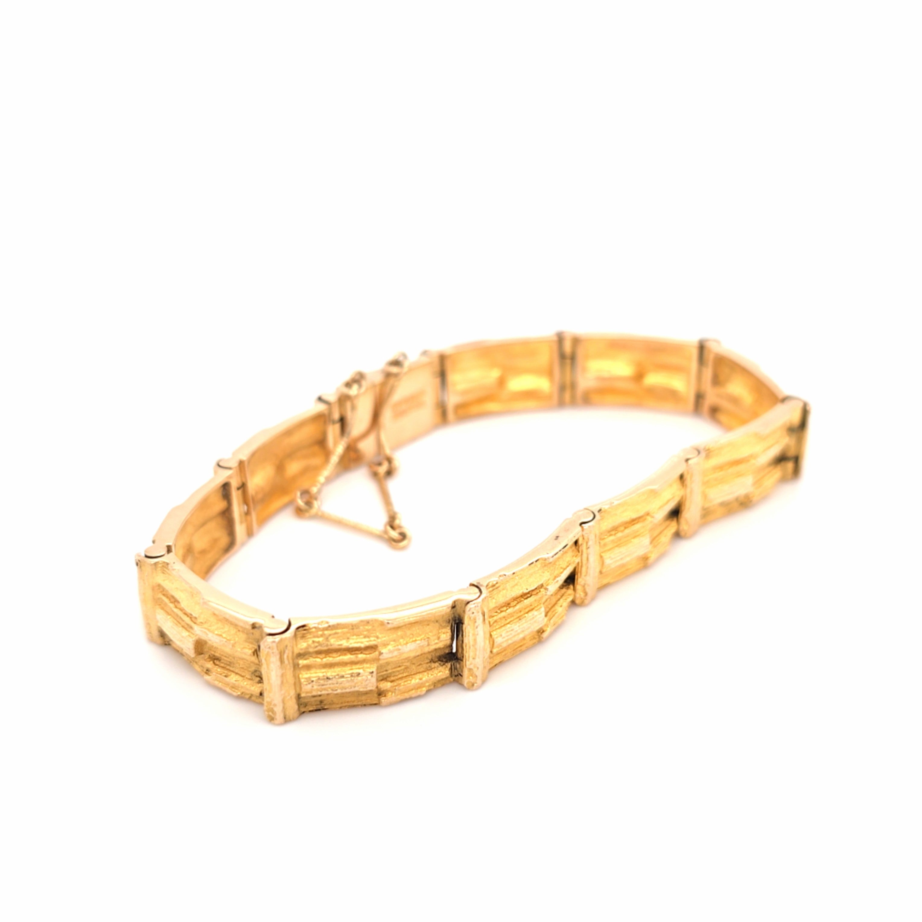 Lapponia Armband  Gelbgold 585 14 kt Schmuck L:  18 cm  220312