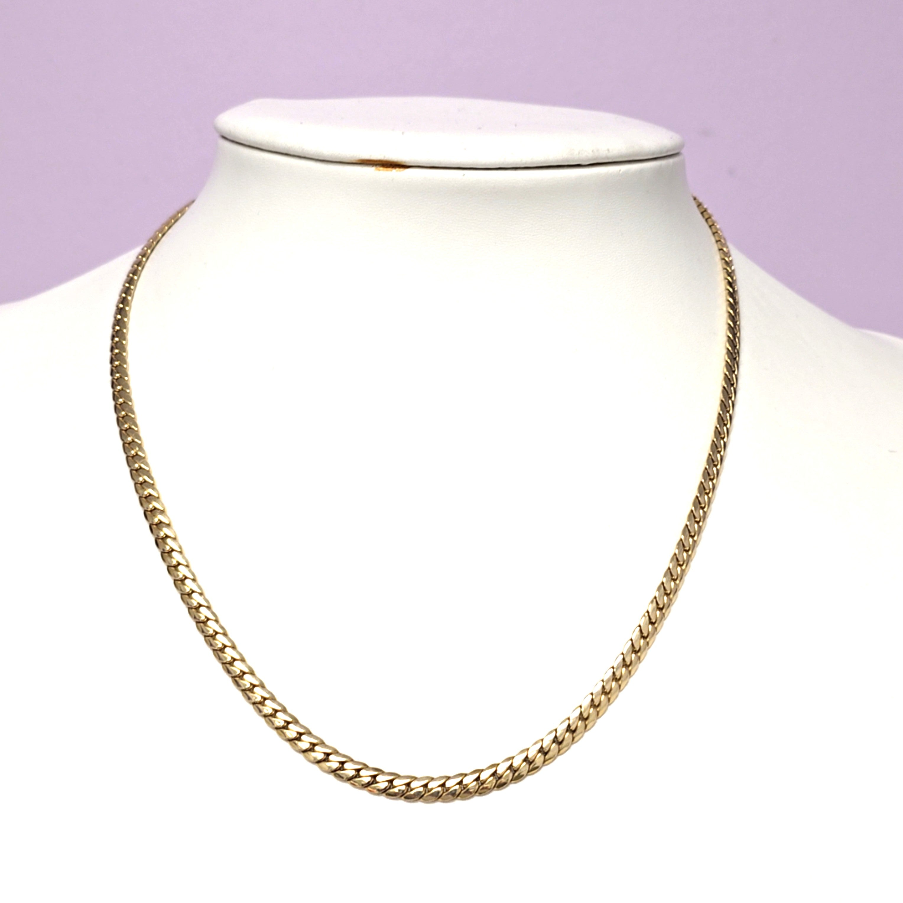 Kette Collier Gelb Gold 585 Damen Schmuck Geschenk