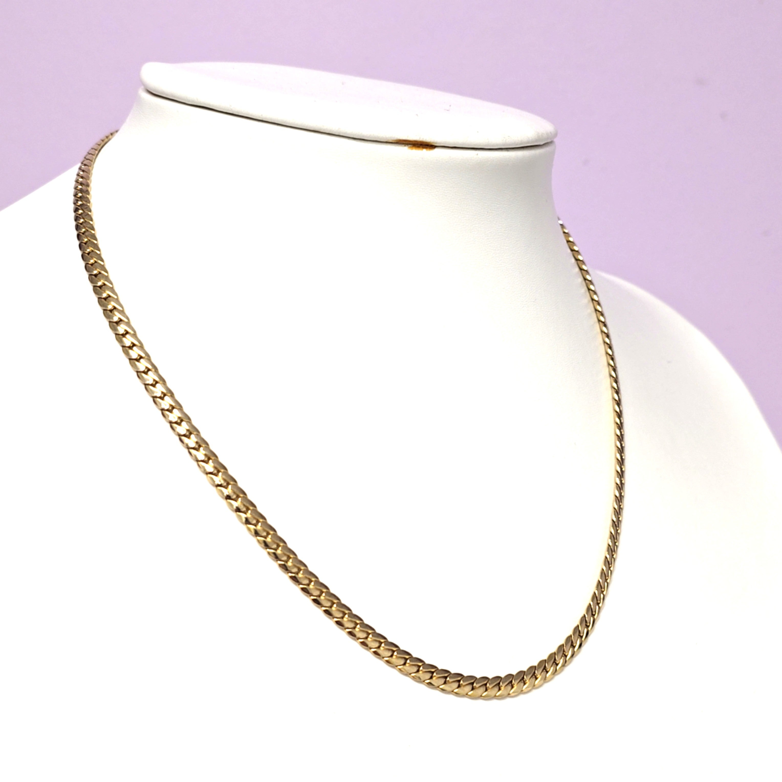 Kette Collier Gelb Gold 585 Damen Schmuck Geschenk