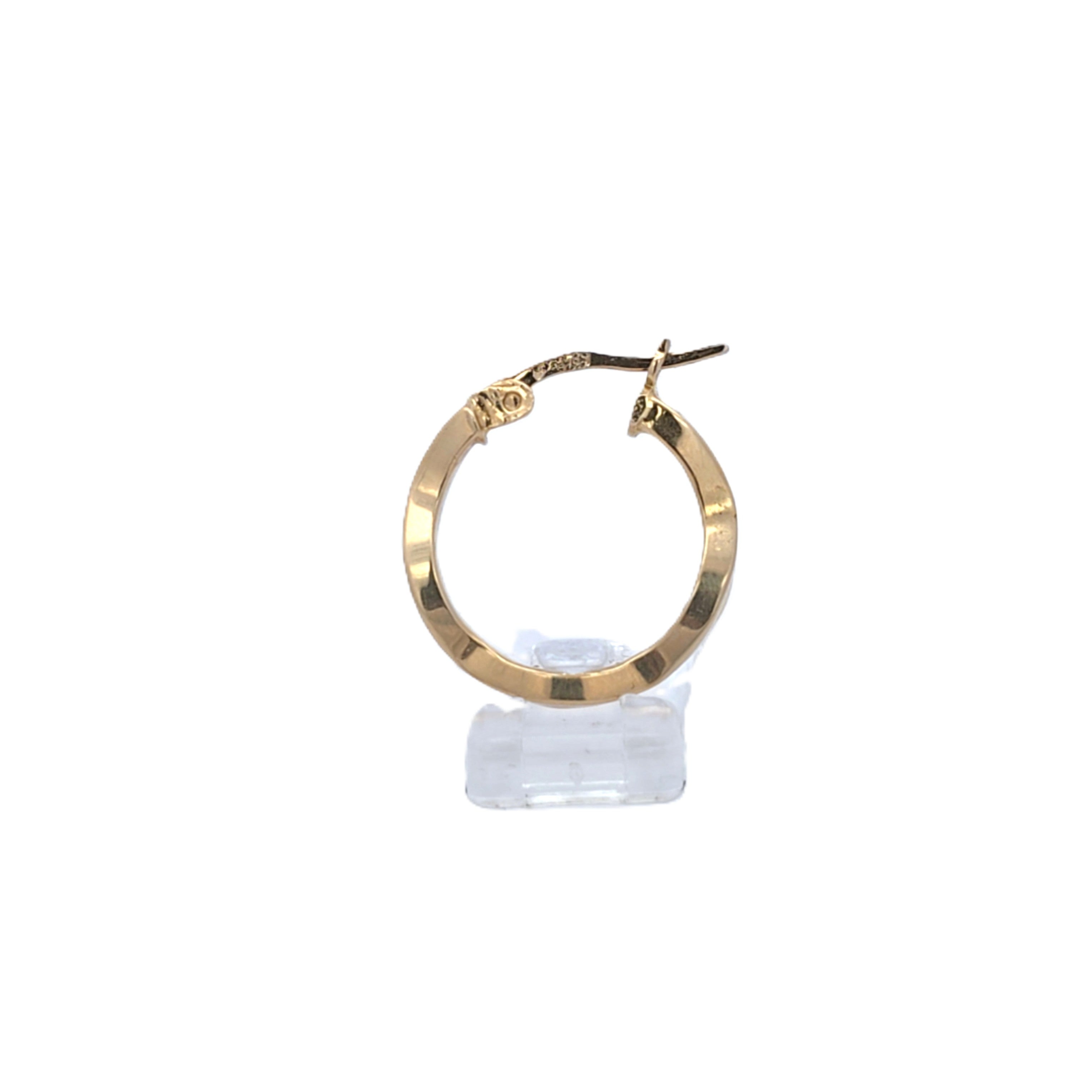 Damen Ohrringe Creolen Gelbgold 585 14kt