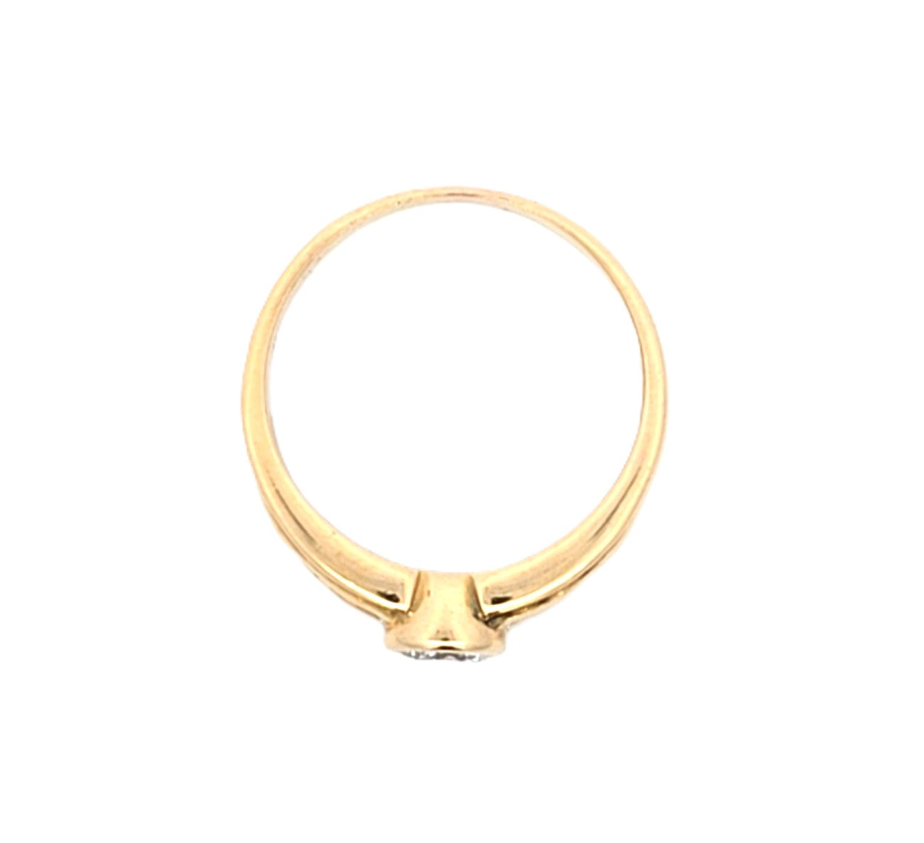 Damen Ring Gelbgold 750/18kt Brillanten *60*