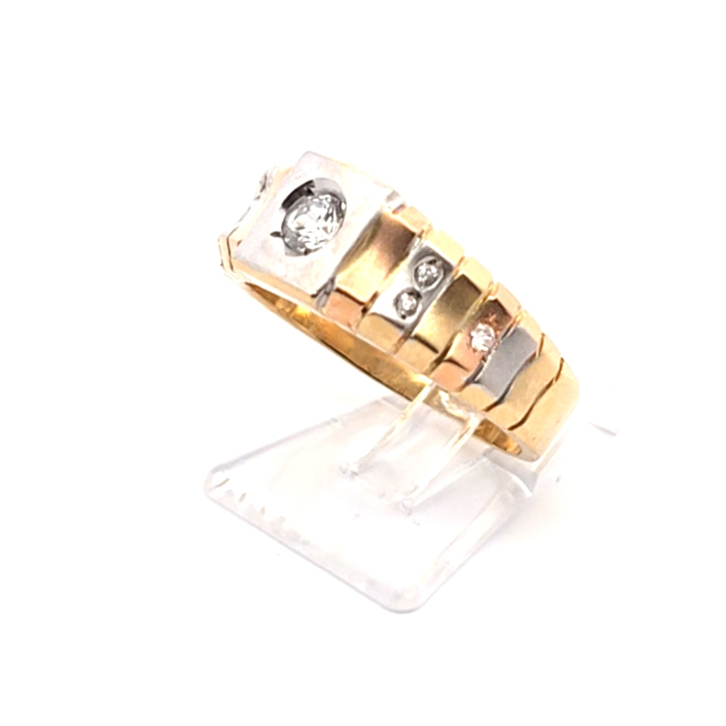 Damen Ring Gelbgold Weißgold Rotgold  750 18 kt Brillanten *57*