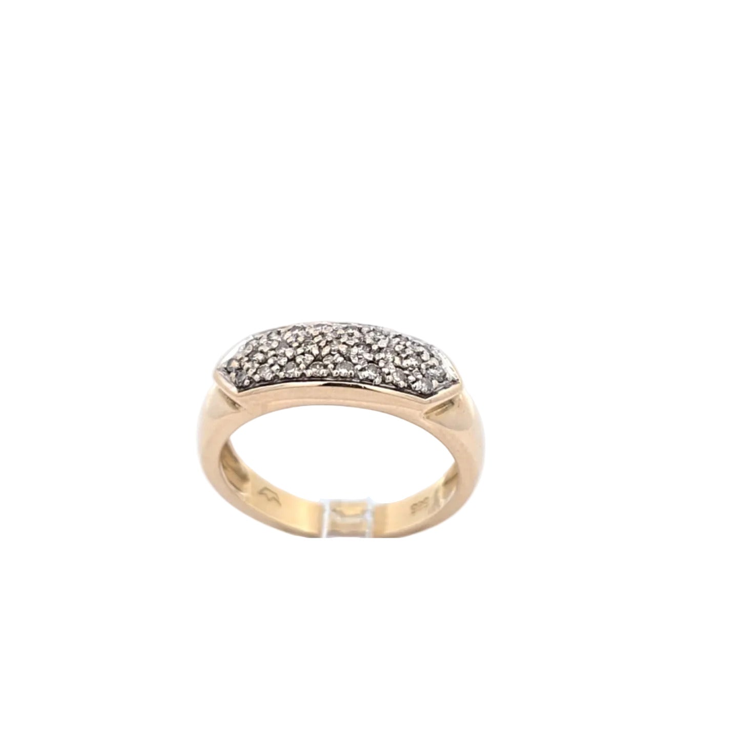 Ring Gelb Weiß Gold 585 Brillanten Schmuck