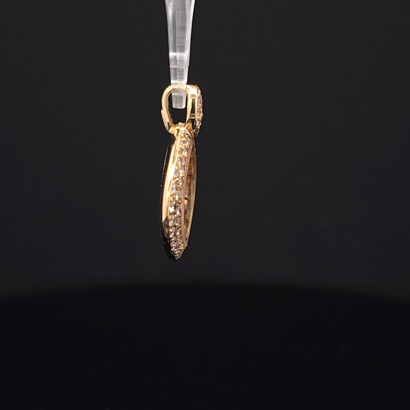 Chopard Anhänger Happy Diamonds Gelb Gold 750