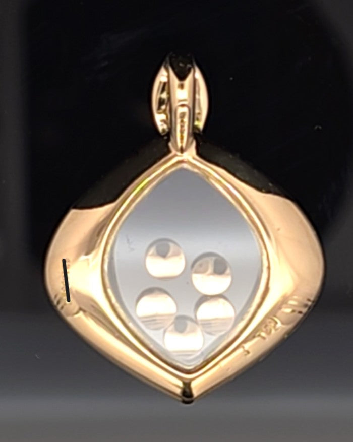 Chopard Anhänger Happy Diamonds Gelb Gold 750