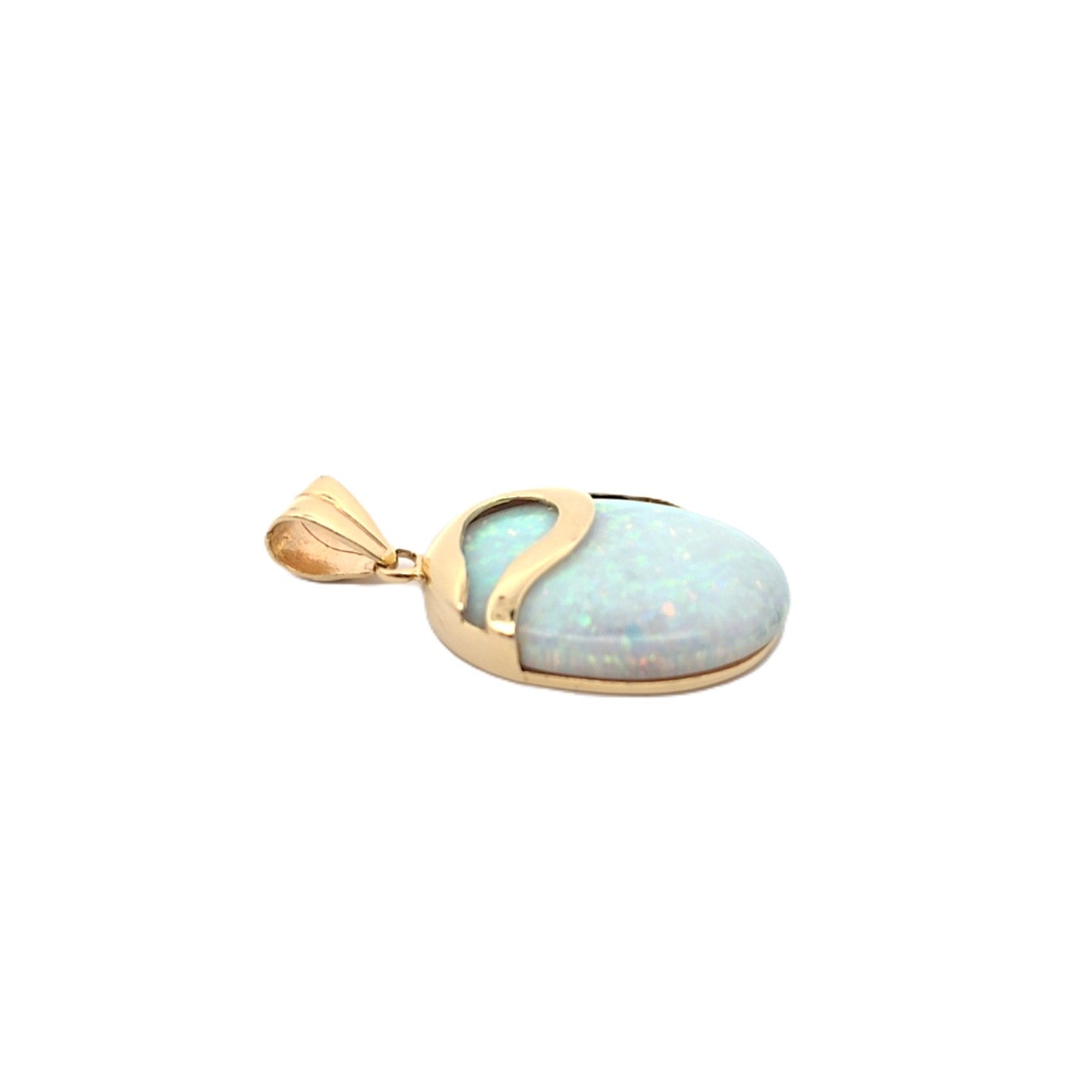 Damen Anhänger Gelbgold Opal 585/14kt