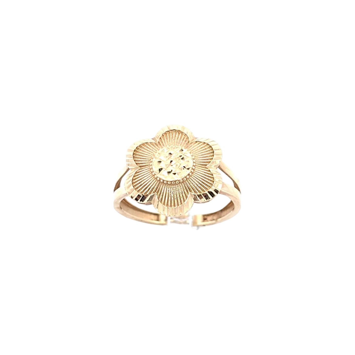 Damen Ring Gelbgold Blume 585 /14kt