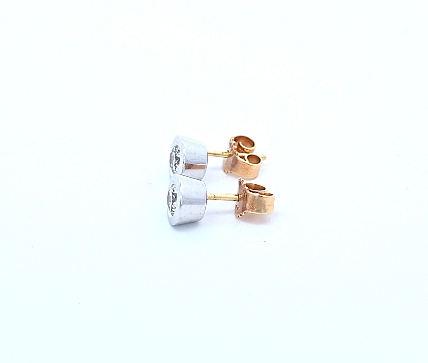 Ohrringe Brillanten Gelb-/Weißgold 585/14kt
