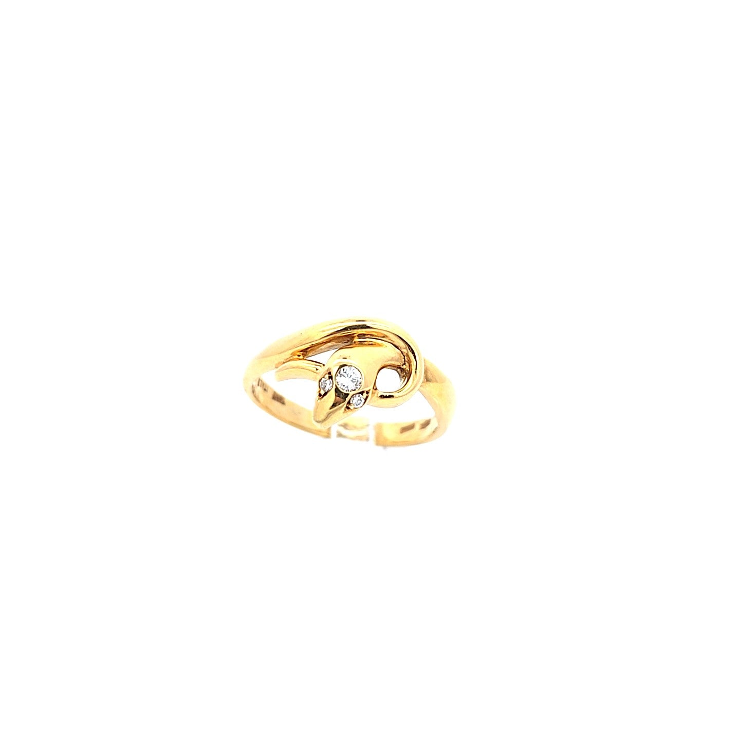 Damen Ring "Schlange" Brillanten Gelbgold 585/14kt Gr.55