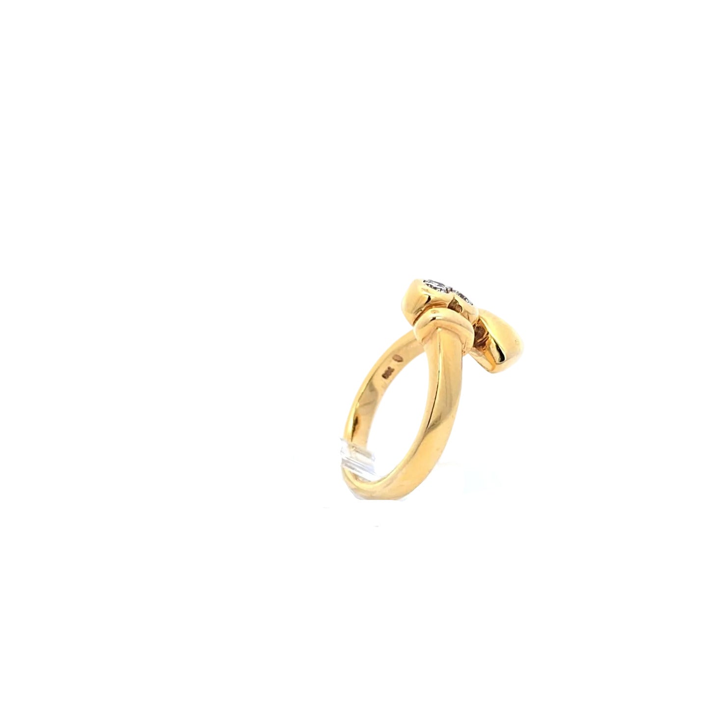 Damen Ring Gelbgold Brillanten 750/18kt Gr.53