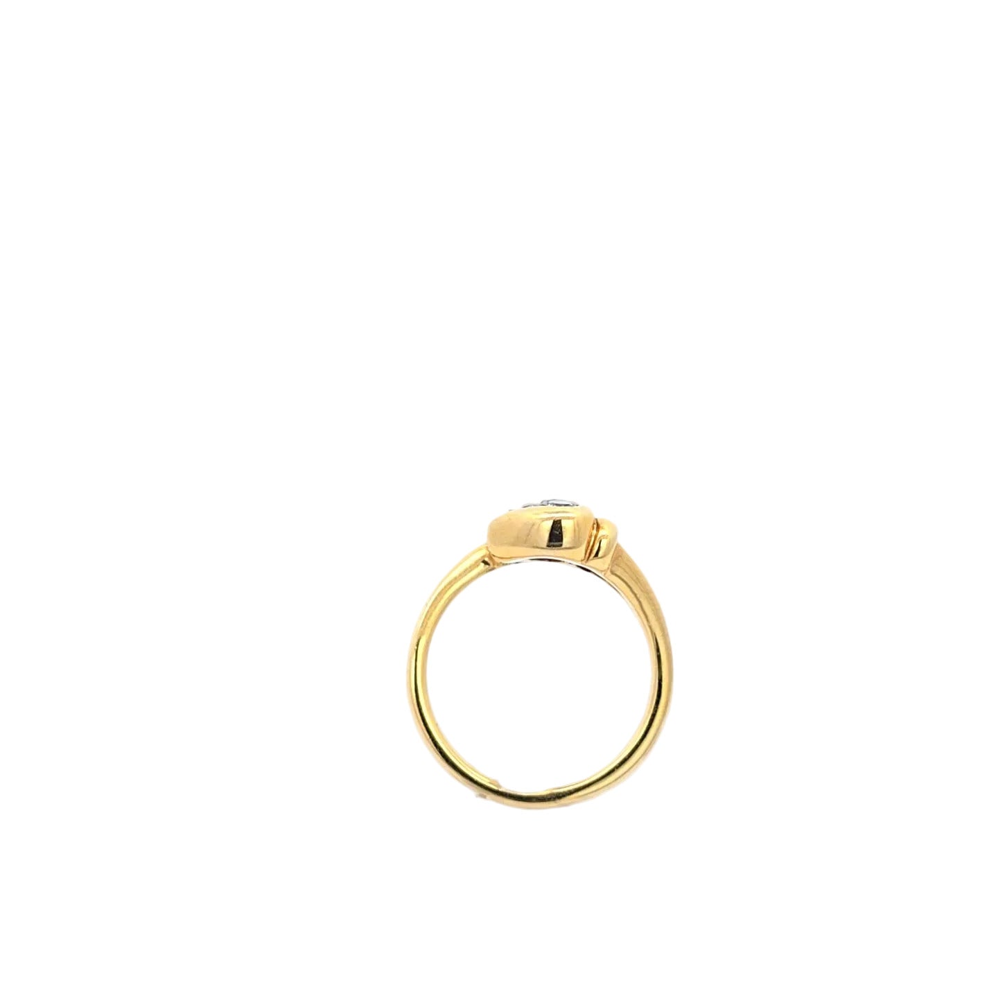 Damen Ring Gelbgold Brillanten 750/18kt Gr.53