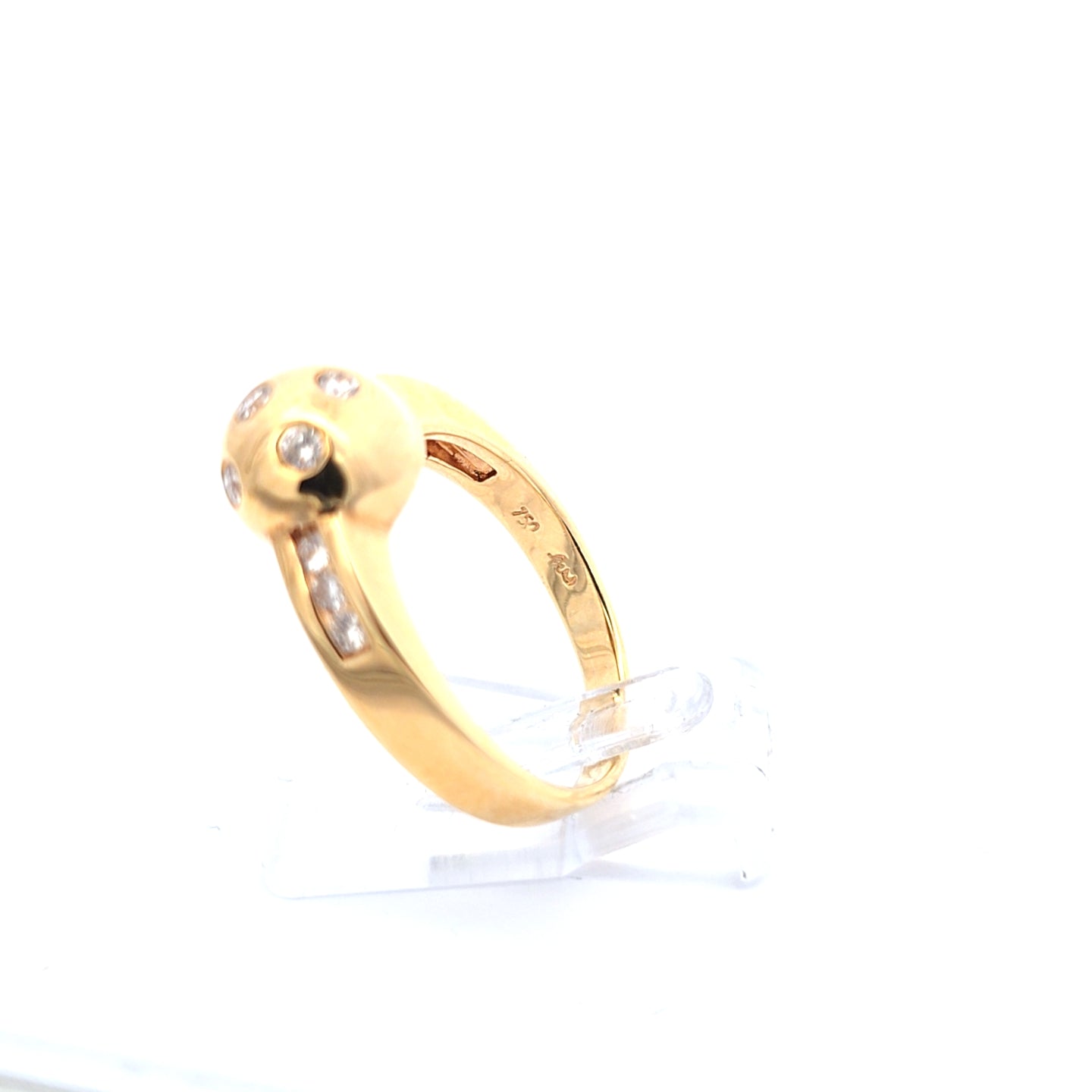 Damen Ring Gelbgold 750 18 kt Brillanten *54* Schmuck 232131
