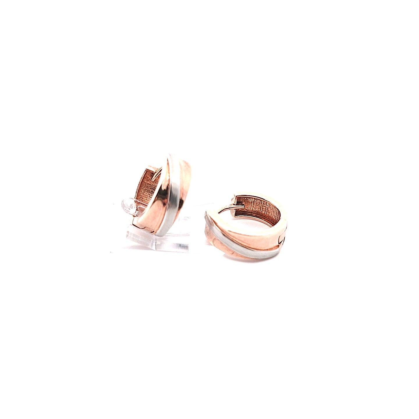 Ohrringe Creolen Silber 925 Rosé vergoldet 232867