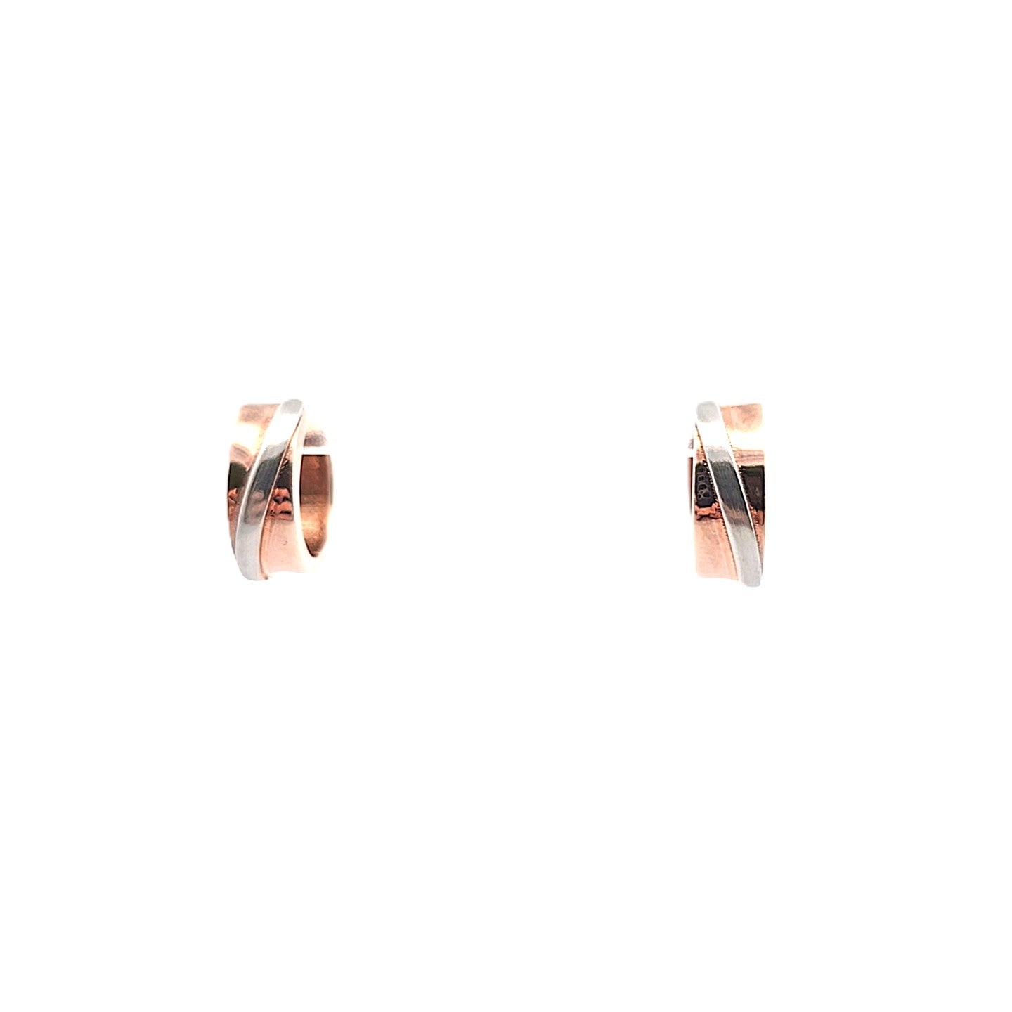 Ohrringe Creolen Silber 925 Rosé vergoldet 232867