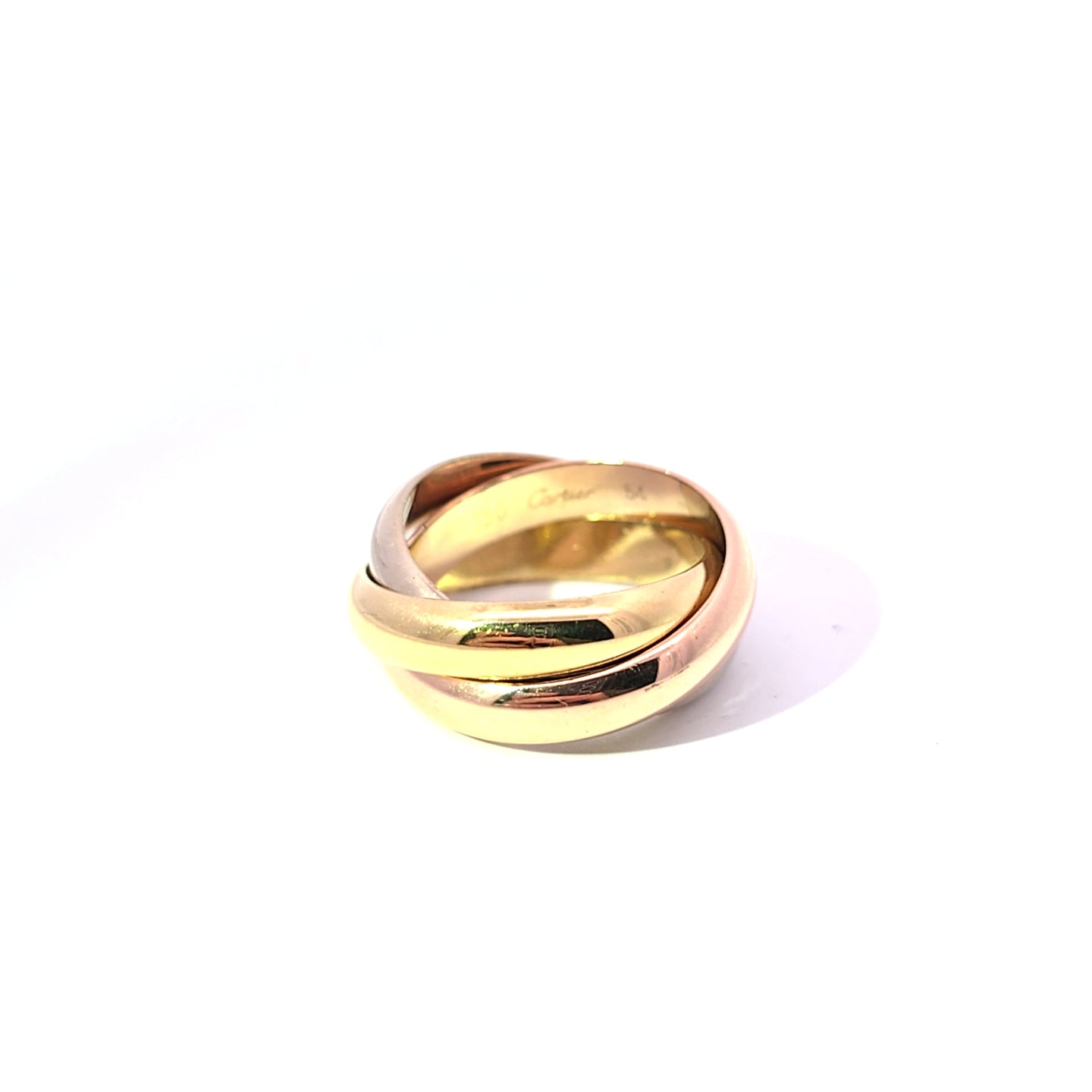 Catier Damen Ring Tricolor Gold 750/ 18 kt *54*