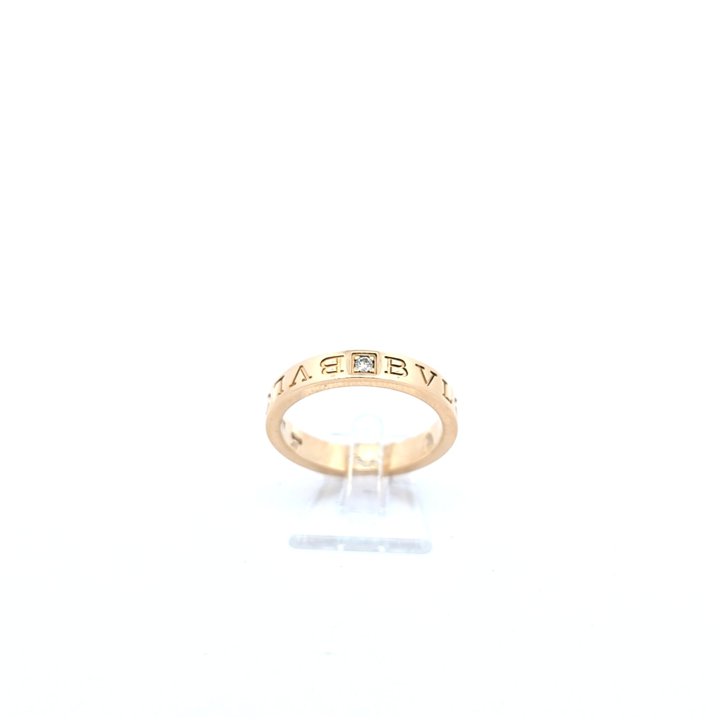 Bvlgari Ring Gelb Gold 750 BZero Unisex Brillant