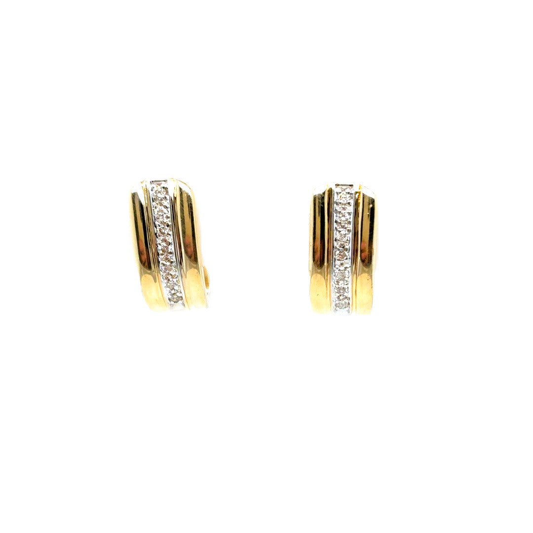 Ohrringe Ohrschmuck Gelbgold 585/14kt Brillanten