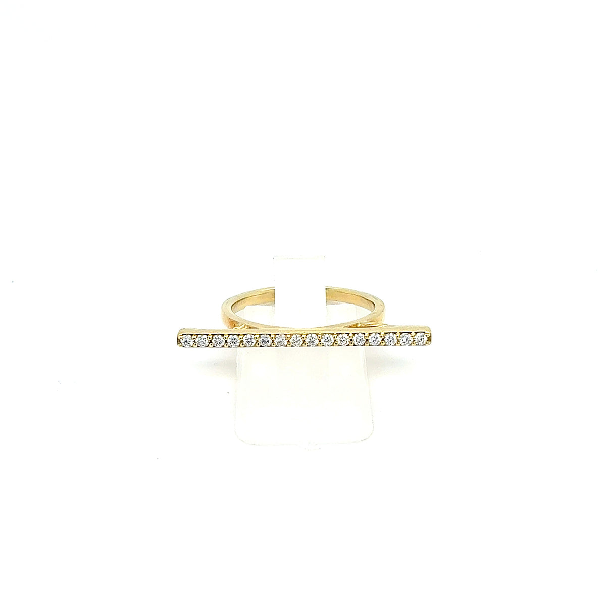 Ring Gold 585 14 kt  Brillanten Stab Damen