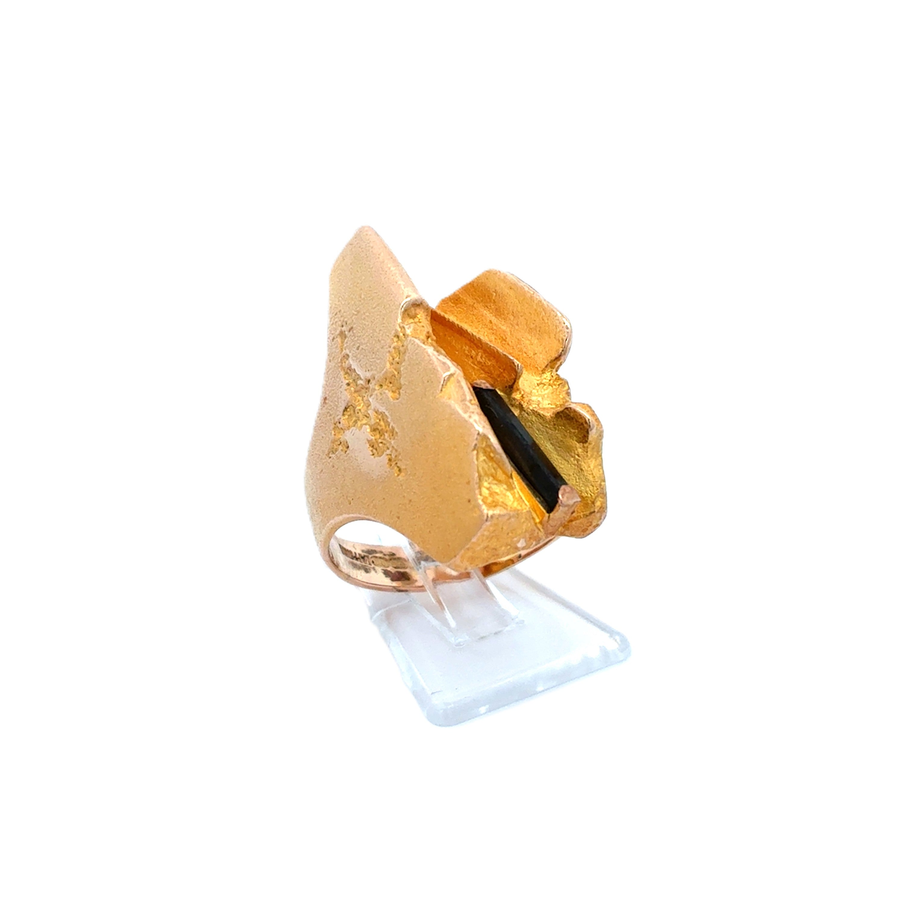 Damenring Gelbgold Lapponia 585/14 kt  Turmalin 233696