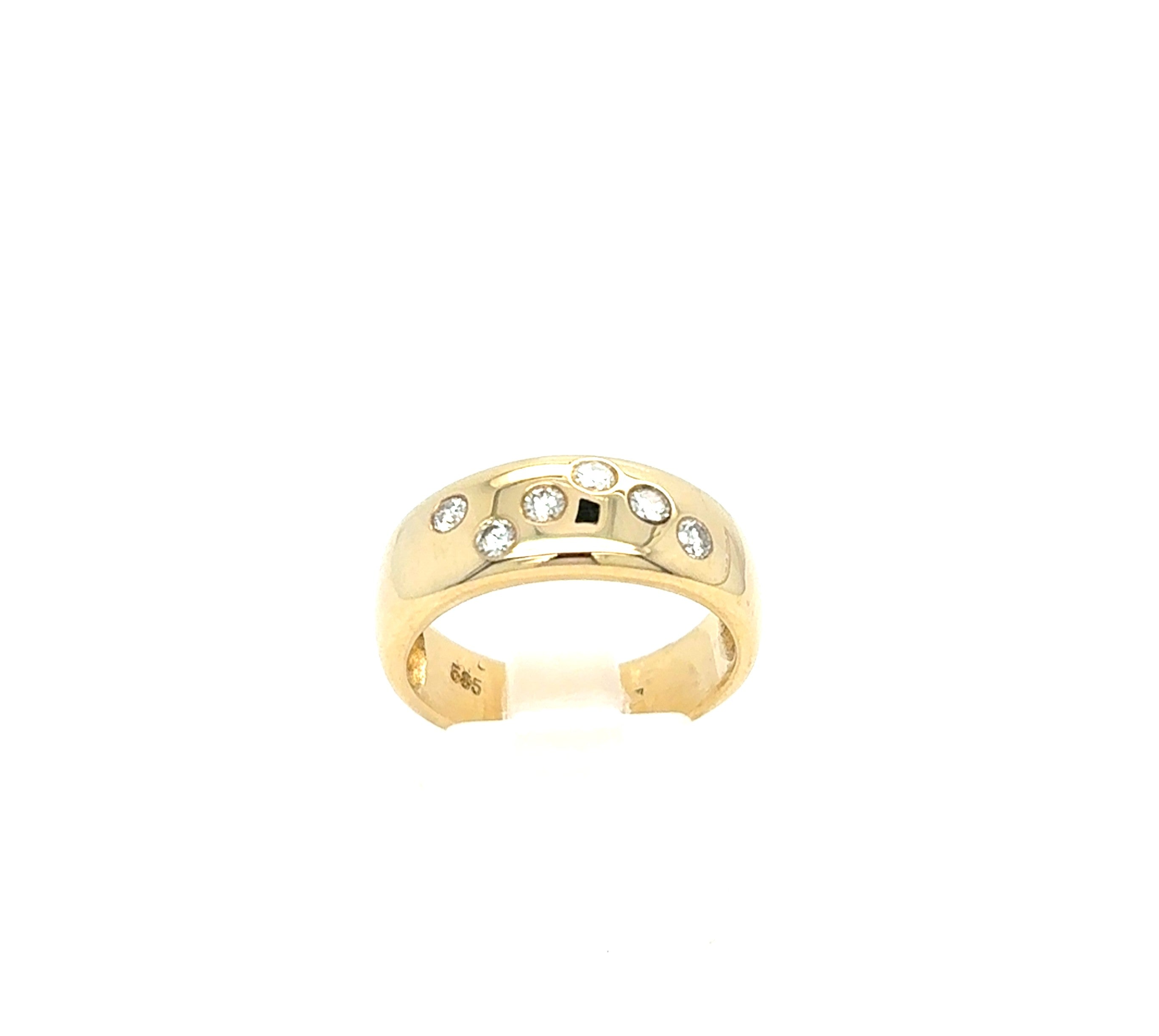 Ring Gold 585 14 kt Brillanten Damen