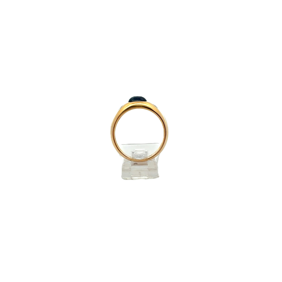 Ring Gelb Gold 750 / 18k Saphir Brillanten Damen Schmuck 170029