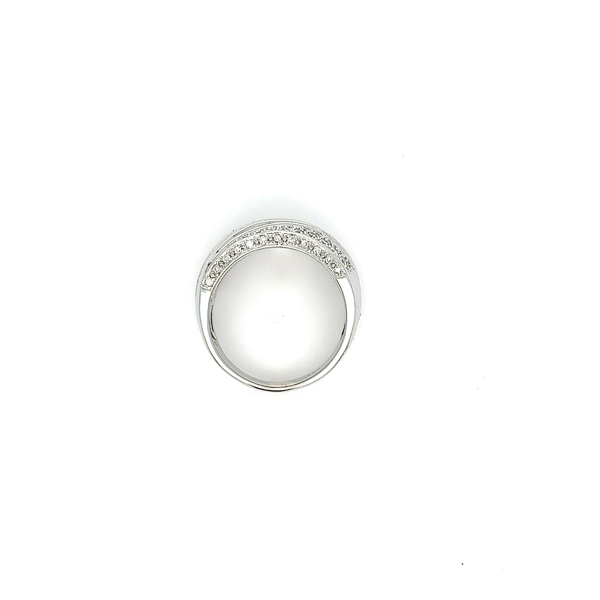 Ring Weiß Gold 585 14 kt Brillanten Damen