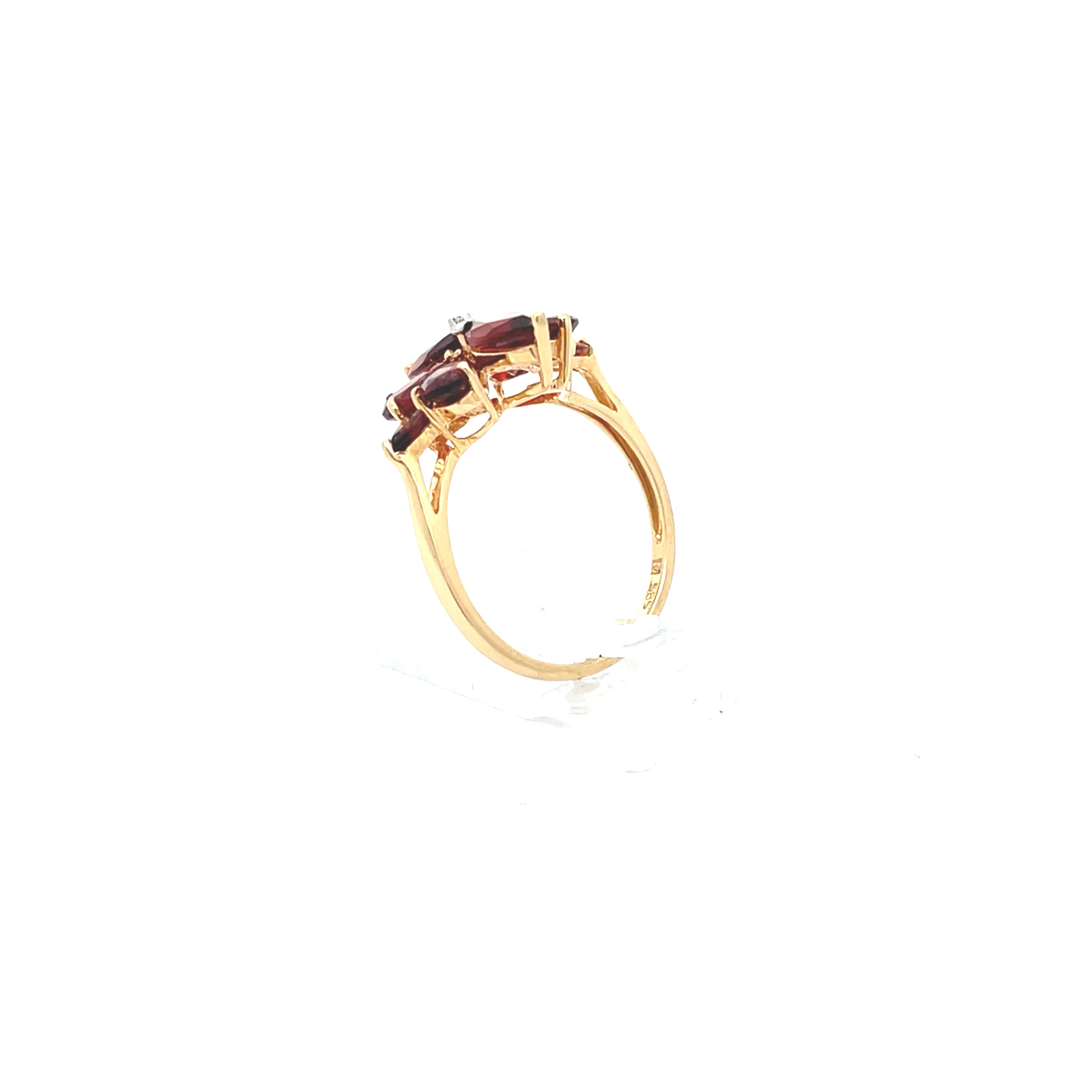 Gold Ring 585 14kt Gr.56 Blume
