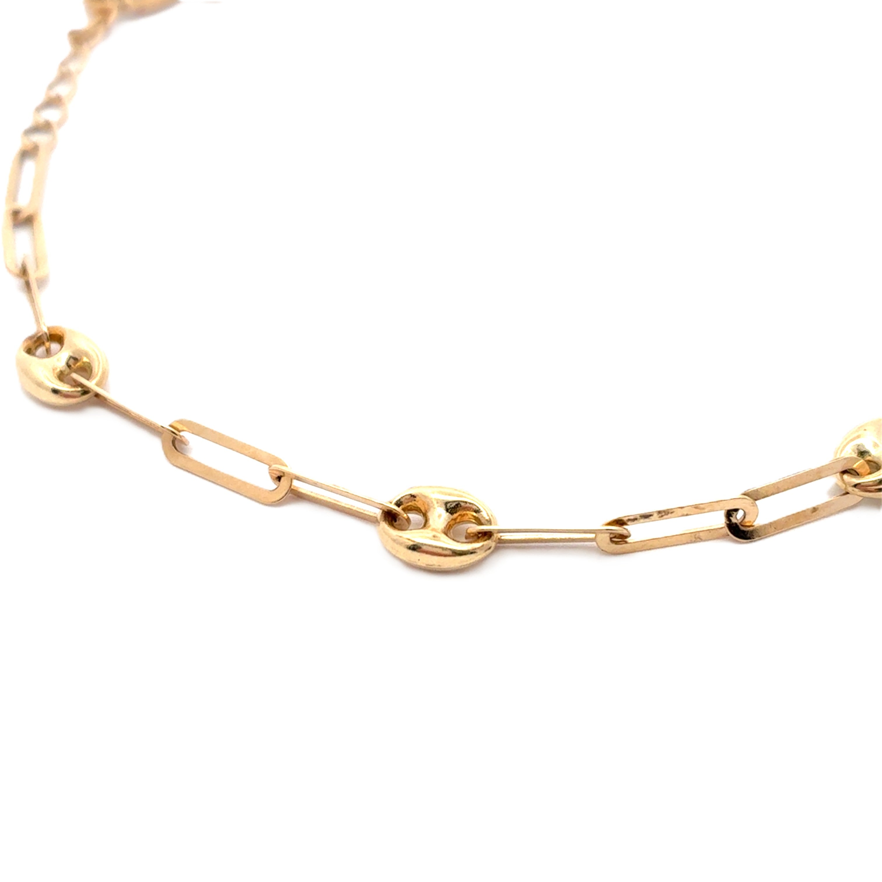 Damen Armband Gelbgold 585/14 kt ca.19 cm