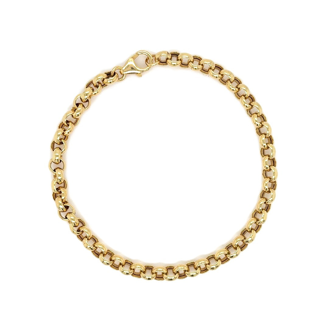 Erbsarmband Gelbgold 375/9kt ca.19,5cm