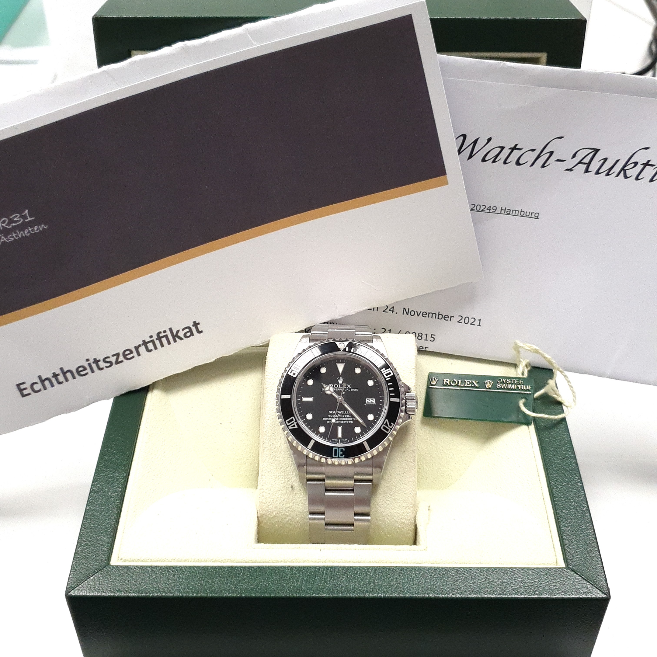 Rolex Sea Dweller Stahl Ref.: 16600T Unisex 40 mm BJ. 2005