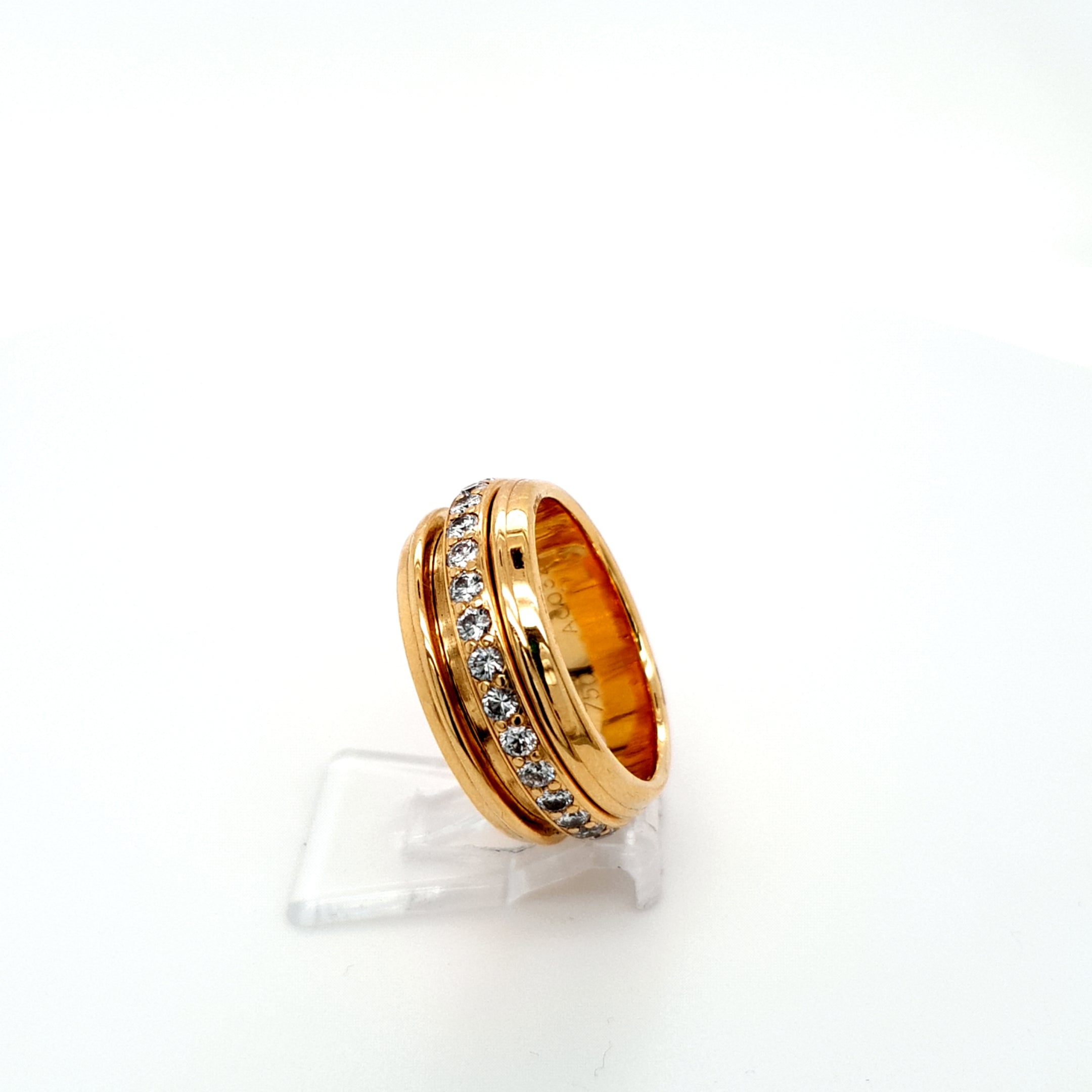 Damen Ring Piaget Possession Memory  Gelbgold 750 18 kt 30 Brillanten *52*